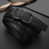 Cartelo Auto‑Lock Black Genuine Leather Belt  MPD10511
